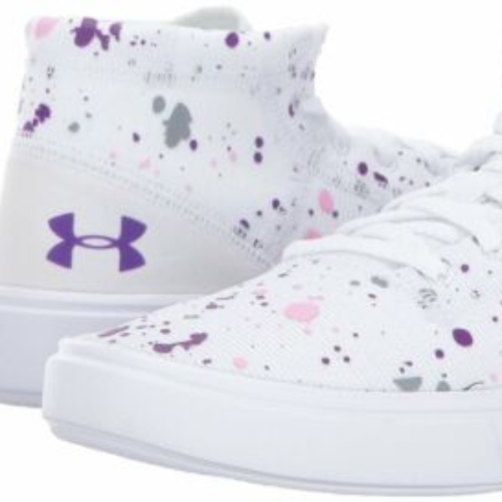 Under Armour Girls KickIt2 Splatter Mid Size 4Y